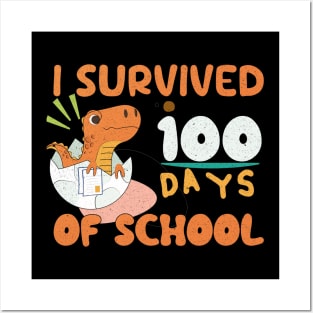 I Survived 100 Days Of School,Celebrate 100 Days Posters and Art